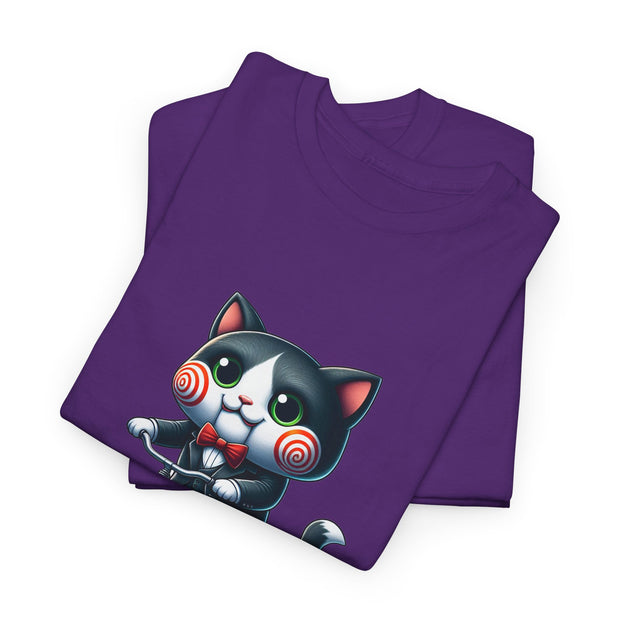 Horror Movie Cats Unisex Heavy Cotton Tee