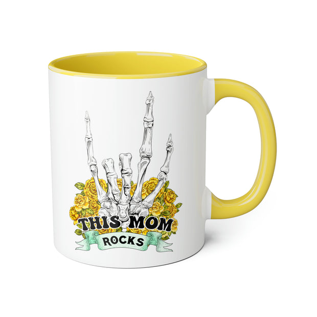 This Mom Rocks Accent Mugs, 11oz