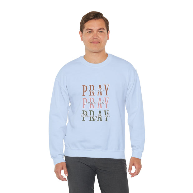 Pray Unisex Heavy Blend™ Crewneck Sweatshirt