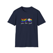 Peace Love and Pride Unisex Softstyle T-Shirt