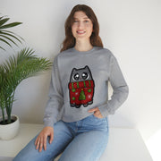 Christmas cat Unisex Heavy Blend™ Crewneck Sweatshirt