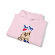 Christmas cat Unisex Heavy Blend™ Hooded Sweatshirt
