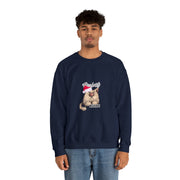 Christmas cat Unisex Heavy Blend™ Crewneck Sweatshirt