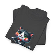 Horror Movie Cats Unisex Heavy Cotton Tee