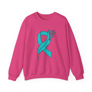 Teal Ribbon Unisex Heavy Blend™ Crewneck Sweatshirt