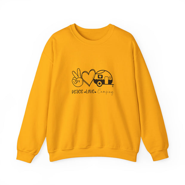 Peace Love Camping Unisex Heavy Blend™ Crewneck Sweatshirt