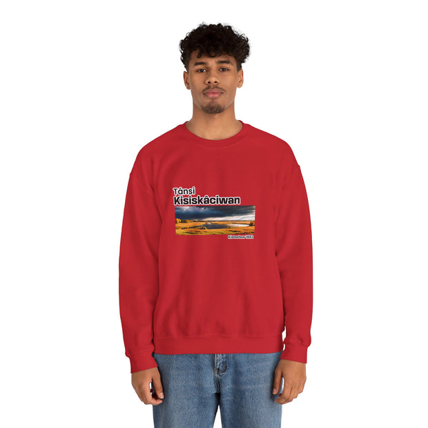 Tánsi Cree Saskatchewan Unisex Heavy Blend™ Crewneck Sweatshirt