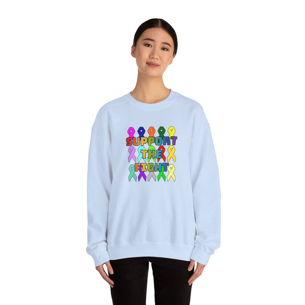 Support the Fight Unisex Heavy Blend™ Crewneck Sweatshirt