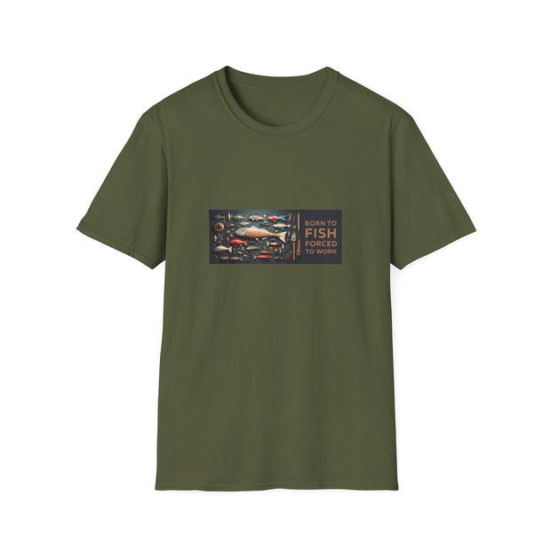 Born to Fish Unisex Softstyle T-Shirt