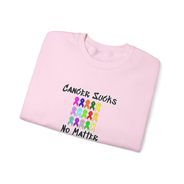 Cancer Sucks Unisex Heavy Blend™ Crewneck Sweatshirt
