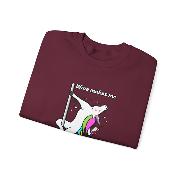 Unicorn Wine Unisex Heavy Blend™ Crewneck Sweatshirt