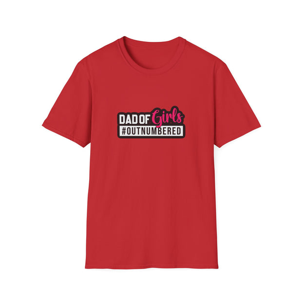 Dad of Girls Unisex Softstyle T-Shirt