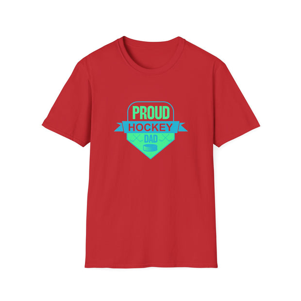 Proud Hockey Dad Unisex Softstyle T-Shirt