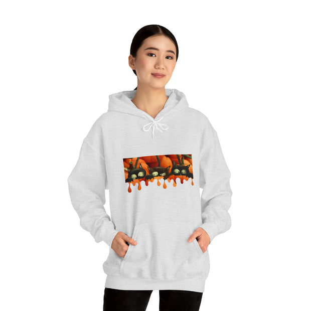 Pumpkin cats Unisex Heavy Blend™ Hooded Sweatshirt