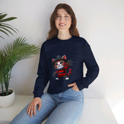 Horror Movie Cats Unisex Heavy Blend™ Crewneck Sweatshirt