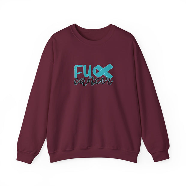 Fuck Cancer Unisex Heavy Blend™ Crewneck Sweatshirt