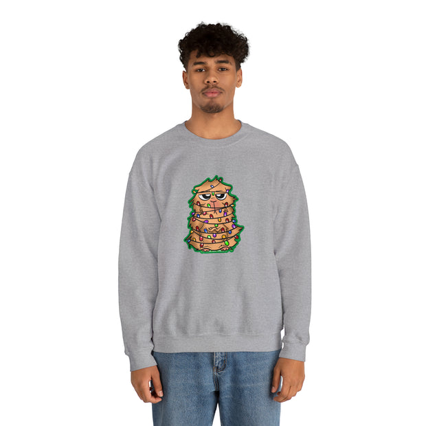 Christmas cat Unisex Heavy Blend™ Crewneck Sweatshirt