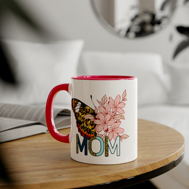 Butterfly Mom Accent Mugs, 11oz