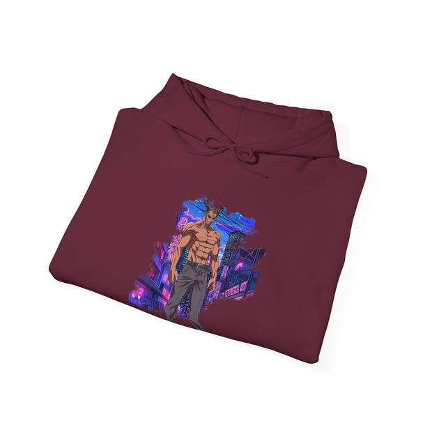 Anime Male Demon Unisex Heavy Blend™ Hooded Sweatshirt
