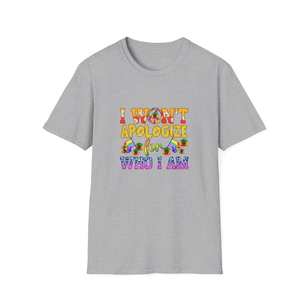 I won’t Apologize Unisex Softstyle T-Shirt