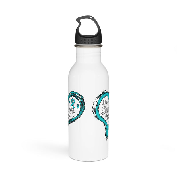 Ovarian Cancer Survivor Stainless Steel Water Bottle