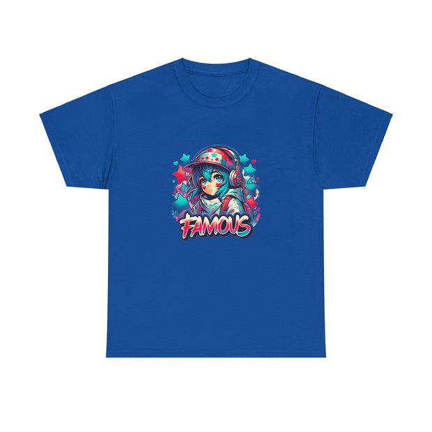 Graffiti Anime Girls Unisex Heavy Cotton Tee