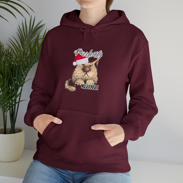 Christmas cat Unisex Heavy Blend™ Hooded Sweatshirt