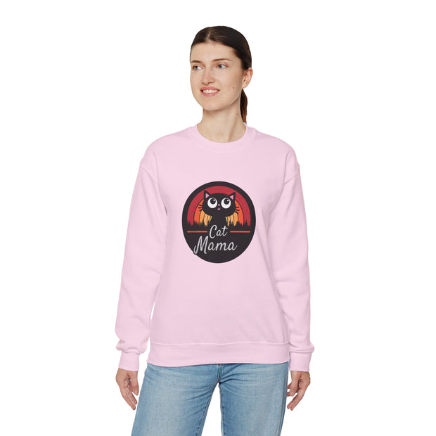 Cat Mama Unisex Heavy Blend™ Crewneck Sweatshirt