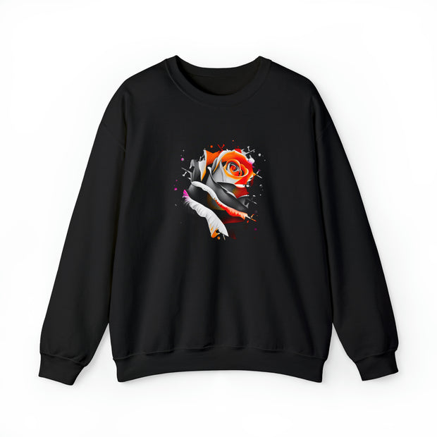 Rose Unisex Heavy Blend™ Crewneck Sweatshirt