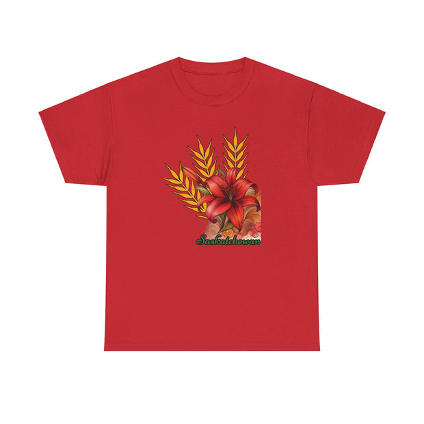 Saskatchewan Lily Unisex Heavy Cotton Tee