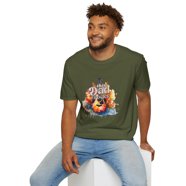 This Dad Rocks Unisex Softstyle T-Shirt