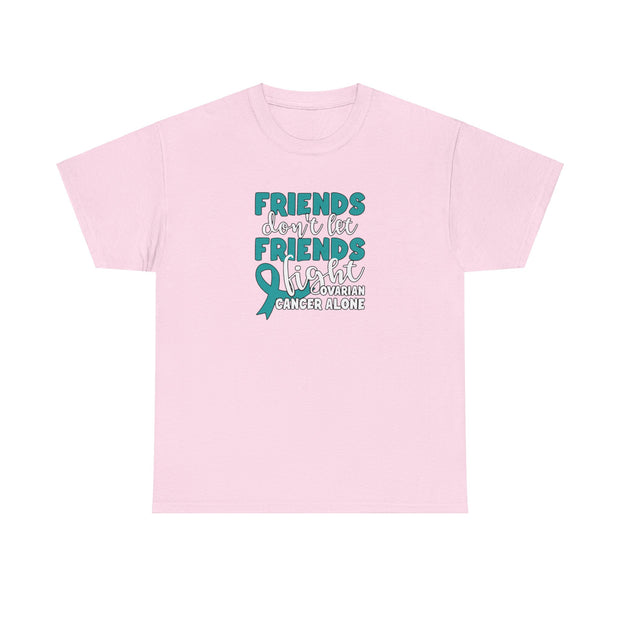 Ovarian Cancer Friends Unisex Heavy Cotton Tee