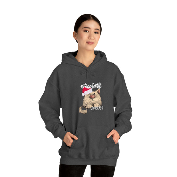 Christmas cat Unisex Heavy Blend™ Hooded Sweatshirt