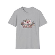 Mom Flowers Unisex Softstyle T-Shirt