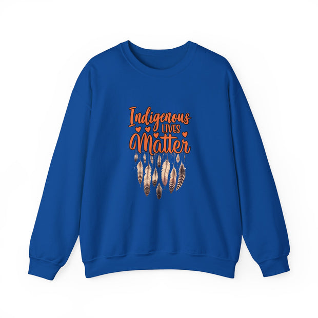 Indigenous Lives Matter Unisex Heavy Blend™ Crewneck Sweatshirt