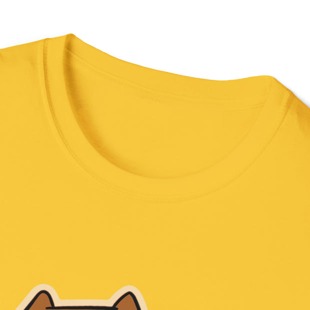 Christmas cat Unisex Softstyle T-Shirt