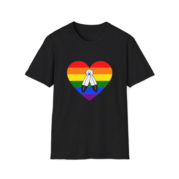 2 Spirit Pride Unisex Softstyle T-Shirt