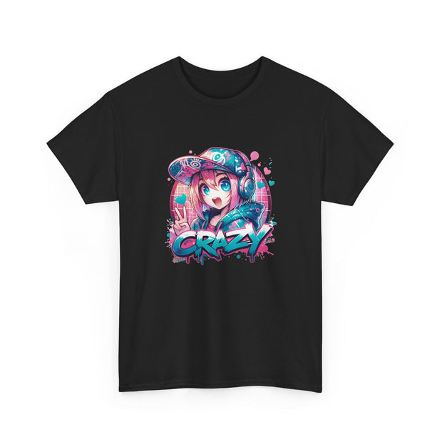 Graffiti Anime Girls Unisex Heavy Cotton Tee