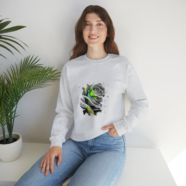 Rose Unisex Heavy Blend™ Crewneck Sweatshirt