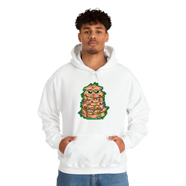 Christmas cat Unisex Heavy Blend™ Hooded Sweatshirt