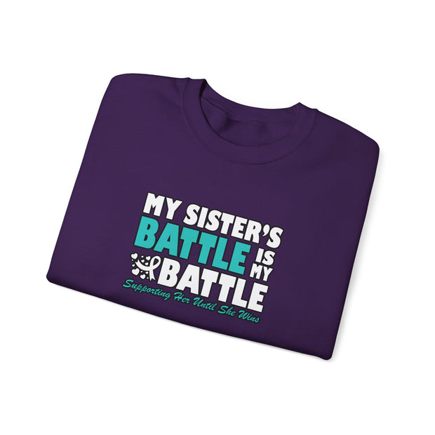 My Sister’s Battle Unisex Heavy Blend™ Crewneck Sweatshirt