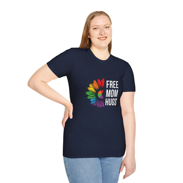 Pride Mom Hugs Unisex Softstyle T-Shirt