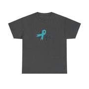 Ovarian Cancer Hope Unisex Heavy Cotton Tee