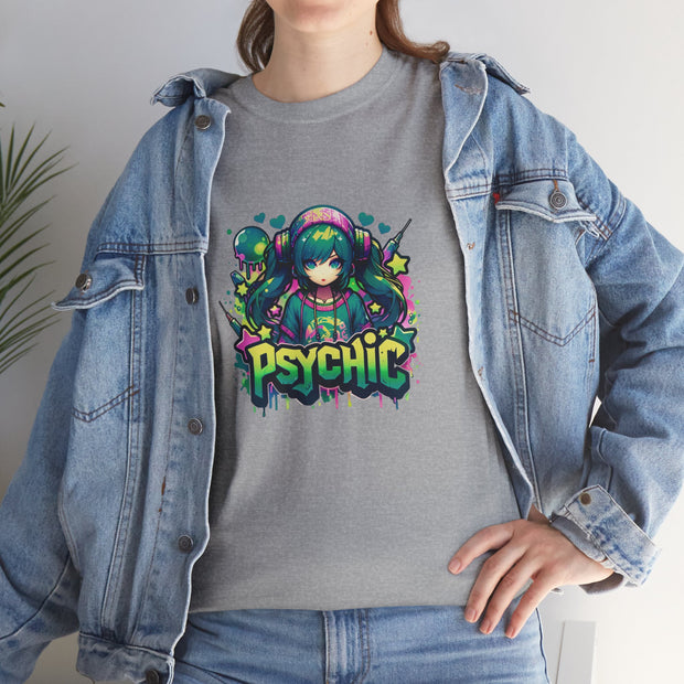 Graffiti Anime Girls Unisex Heavy Cotton Tee