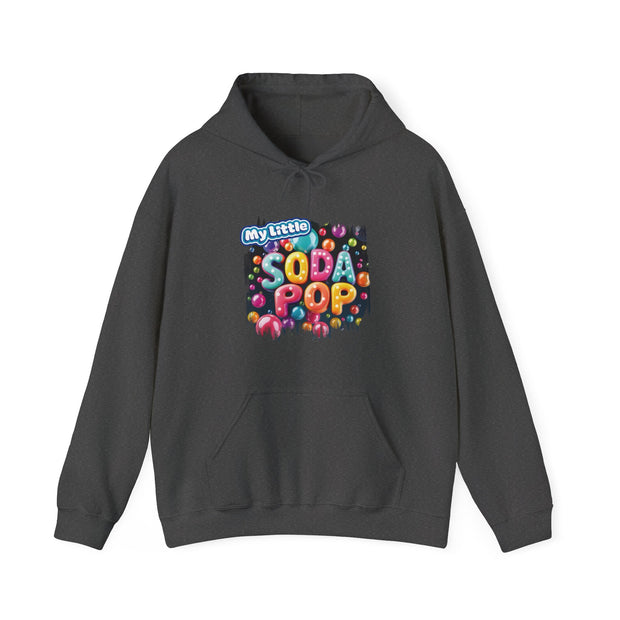 My Little Soda Pop Hooded Sweatshirt, Trendy Unisex Pullover, Fun Gift for Teens, Casual Wear, Comfortable Street Style