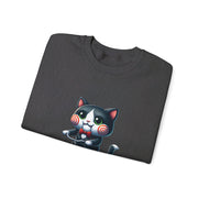 Horror Movie Cats Unisex Heavy Blend™ Crewneck Sweatshirt