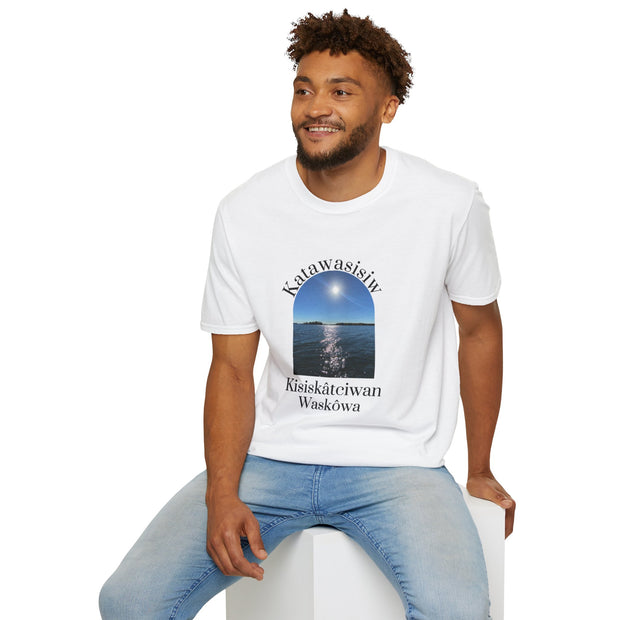 Cree Saskatchewan Skies Unisex Softstyle T-Shirt