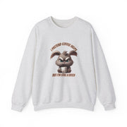 I Pretend that Coffee Helps Unisex Heavy Blend™ Crewneck Sweatshirt