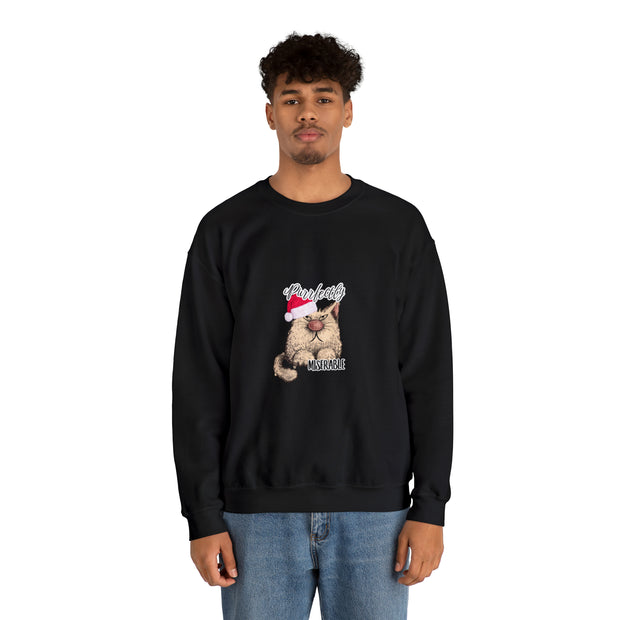 Christmas cat Unisex Heavy Blend™ Crewneck Sweatshirt