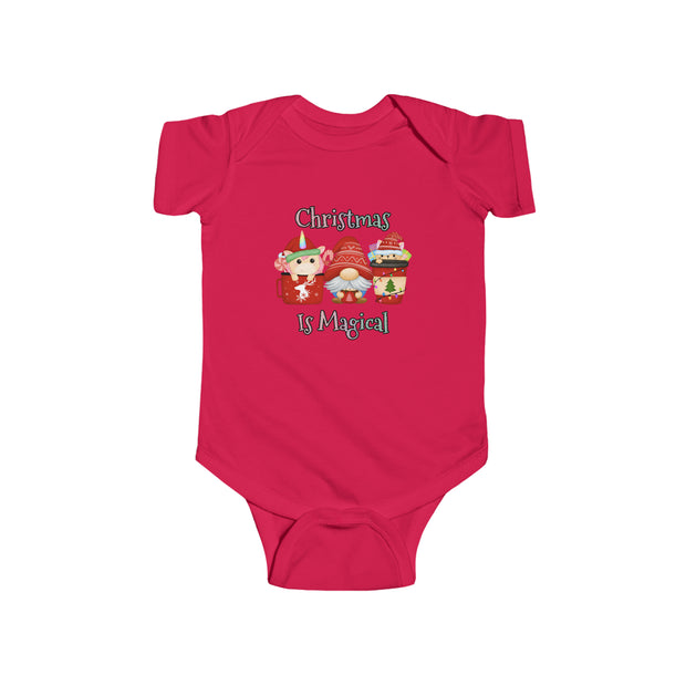 Christmas Gnomes Infant Fine Jersey Bodysuit